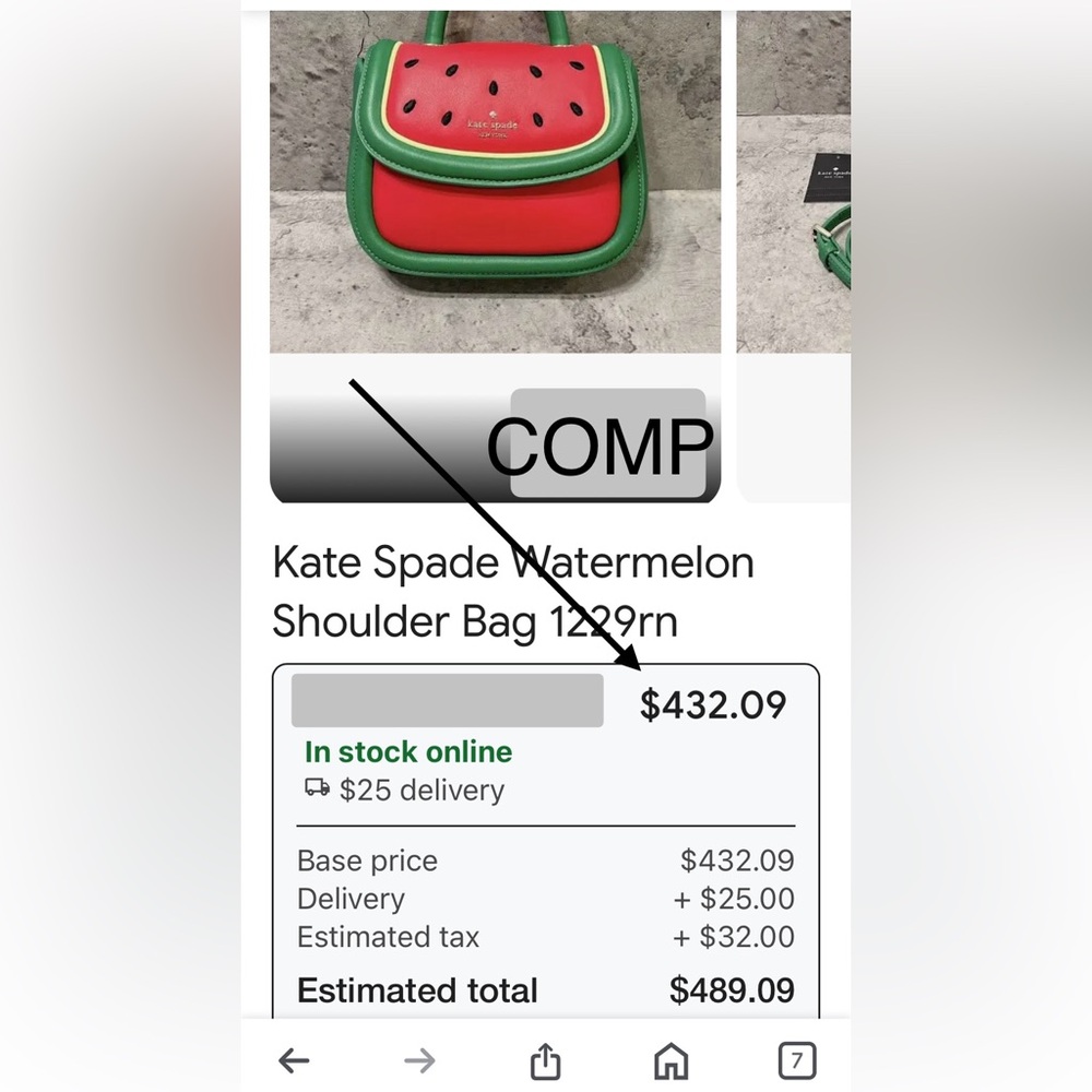🔥 NWT Kate Spade NY Puffy Novelty Watermelon Crossbody Purse MSRP $399 - Picture 10 of 12
